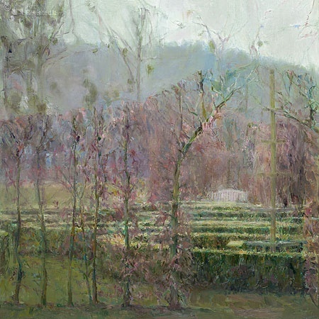 Rozenhof in de winter - Dorry van de Winkel