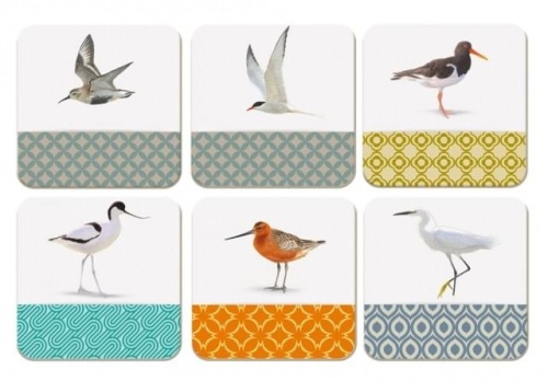 Onderzetters - waddenvogels Elwin van der Kolk