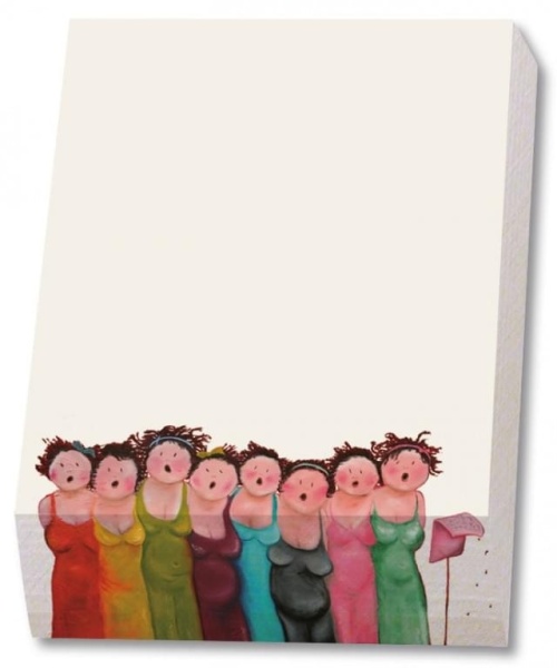 Memobloc - Uit volle borst Judith Stam