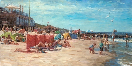 Stranddag - Hans Versfelt - giclee