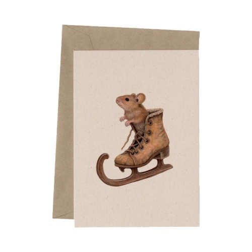 Muis in schaats - Lonneke Grimbergen