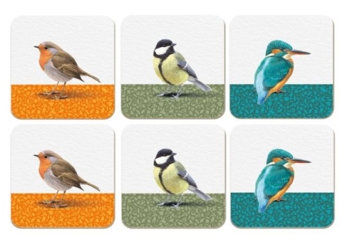 Onderzetters vogels - Elwin van der Kolk