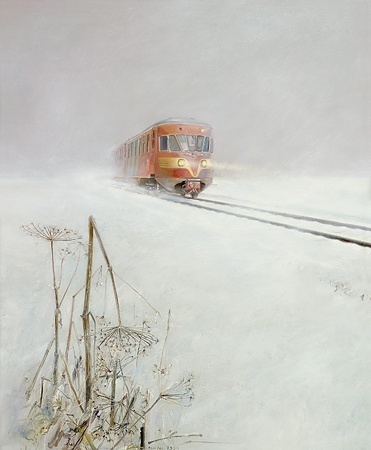 De blauwe Engel in de winter - Rein Pol