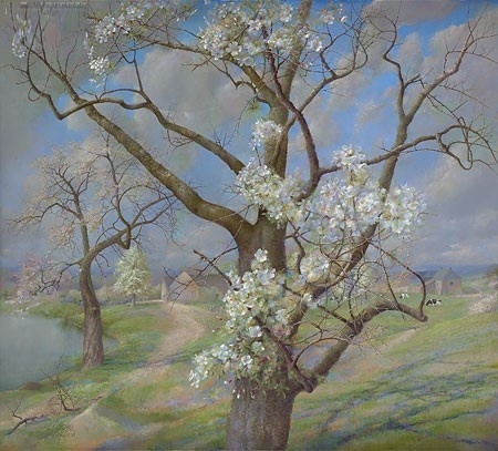 Bloeiende kersenboom - Patrick Creyghton