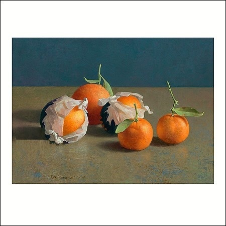 Sinaasappels en mandarijen - Henk Helmantel, wenskaart