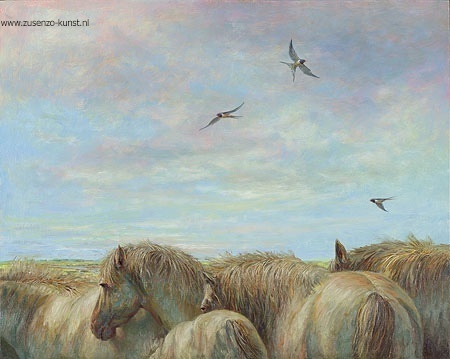 Paarden en boerenzwaluwen - Erik van Ommen 