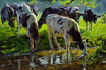 Zwartbont vee - Jan van 'Hoff