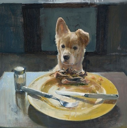 Robbie, met kippenbotjes - Pieter Pander