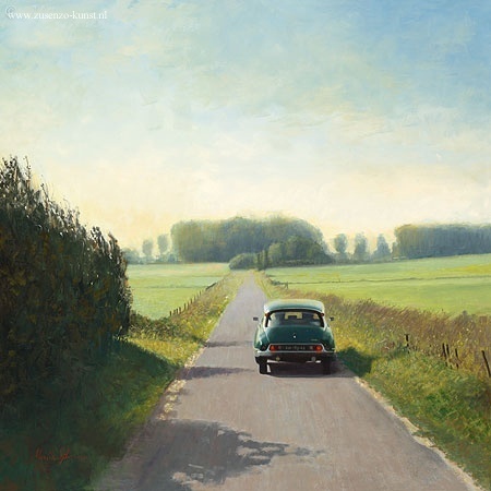 Citroën DS in de Wieringermeerpolder- Martin Sijbesma
