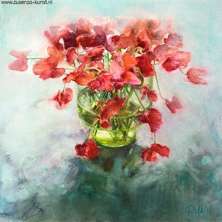 Rode Lathyrus - Dorry van de Winkel