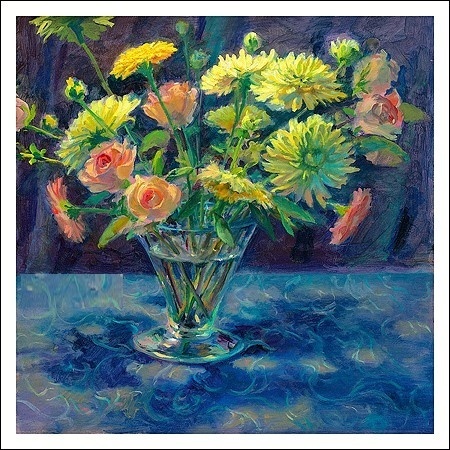 Dahlia's en rozen - Keimpe van der Kooi 