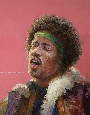 Jimmy Hendrix Giclée van Rein Pol